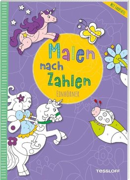 Malen nach Zahlen. Einhörner