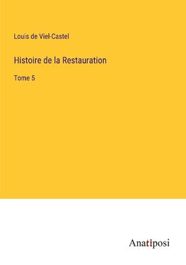 Histoire de la Restauration