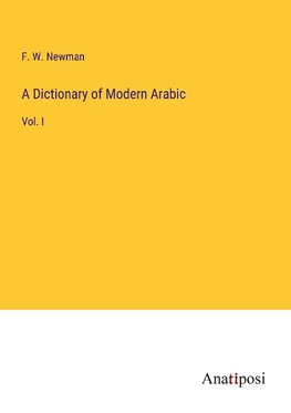 A Dictionary of Modern Arabic