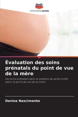 Évaluation des soins prénatals du point de vue de la mère