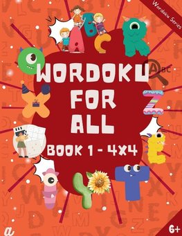 Introduction to Wordoku Level 1 (4X4) - 6-8 years