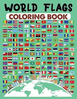 Word Flags Coloring Book