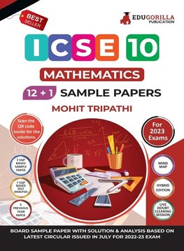 ICSE Class X - Mathematics Sample Paper Book | 12 +1 Sample Paper | According to the latest syllabus prescribed by CISCE