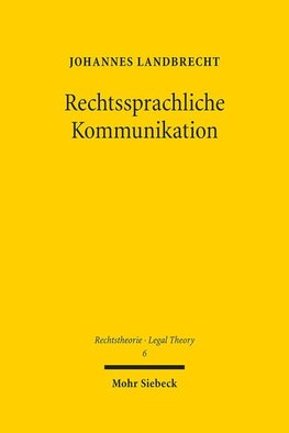 Rechtssprachliche Kommunikation