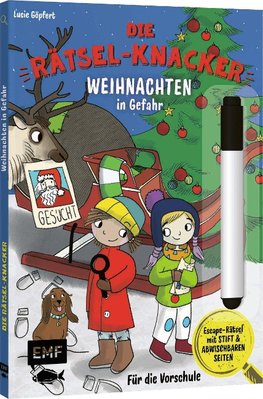 Die Rätsel-Knacker - Weihnachten in Gefahr (Buch mit abwischbarem Stift)