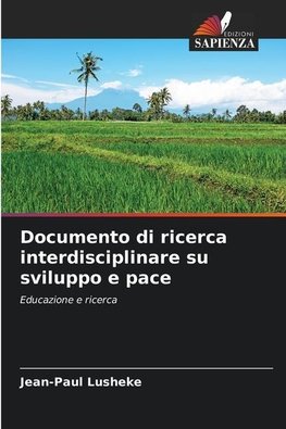 Documento di ricerca interdisciplinare su sviluppo e pace