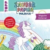 Zauberpapier Malbuch Magische Einhörner