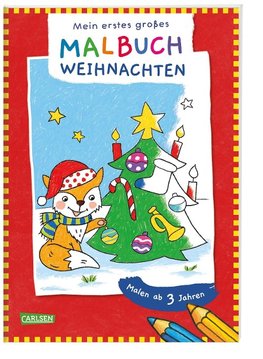 Mein erstes großes Malbuch: Weihnachten