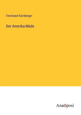 Der Amerika-Müde