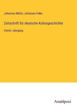 Zeitschrift für deutsche Kulturgeschichte