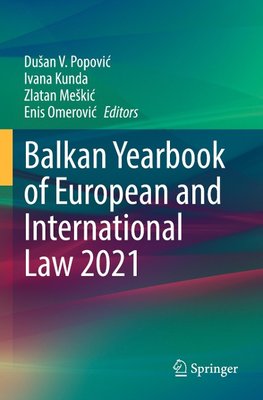 Balkan Yearbook of European and International Law 2021