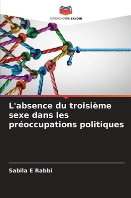 L'absence du troisième sexe dans les préoccupations politiques