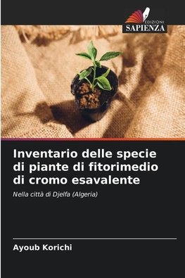 Inventario delle specie di piante di fitorimedio di cromo esavalente