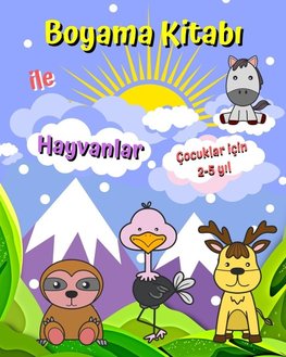 Boyama Kitab¿ ile Hayvanlar Çocuklar için 2-5 y¿l