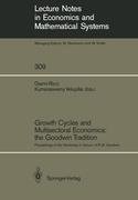 Growth Cycles and Multisectoral Economics: the Goodwin Tradition