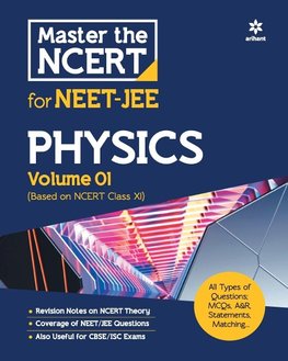 Master the NCERT for NEET and JEE  Physics Vol 1