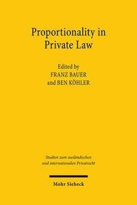 Proportionality in Private Law