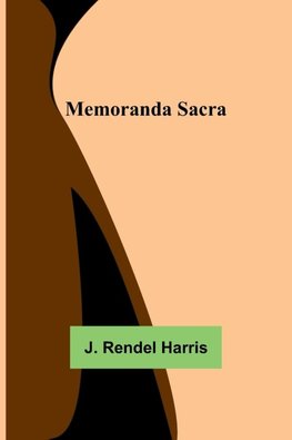 Memoranda Sacra