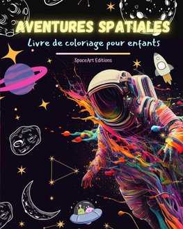 Aventures spatiales - Livre de coloriage pour enfants - Dessins amusants et créatifs de l'espace