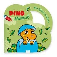 Trötsch Malbuch Stickermalbuch Dino Malspaß