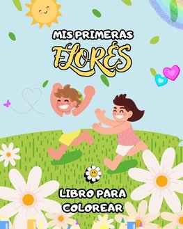 Libro de colorear de flores para niños