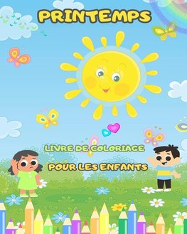 Livre de coloriage de printemps pour les enfants