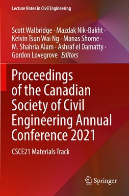 Proceedings of the Canadian Society of Civil Engineering Annual Conference 2021