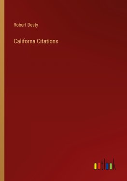 Californa Citations