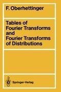 Tables of Fourier Transforms and Fourier Transforms of Distributions