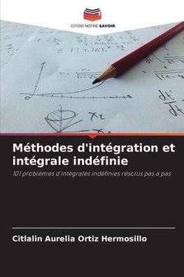 Méthodes d'intégration et intégrale indéfinie