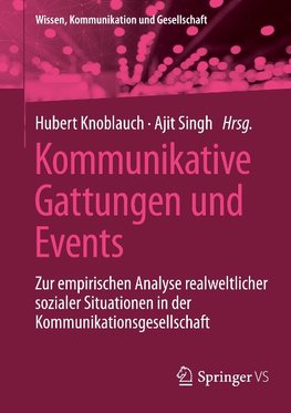 Kommunikative Gattungen und Events