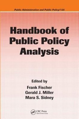 Handbook of Public Policy Analysis