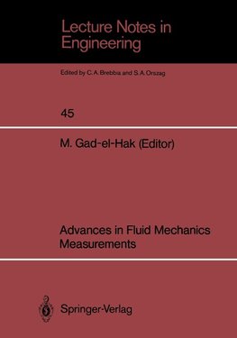 Advances in Fluid Mechanics Measurements