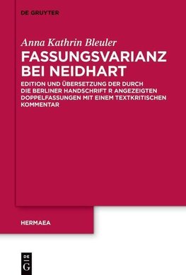 Fassungsvarianz bei Neidhart