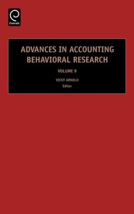 Advances in Accounting Behavioral Research