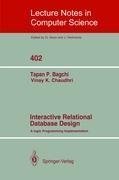 Interactive Relational Database Design