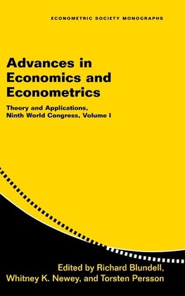 Advances in Economics and Econometrics