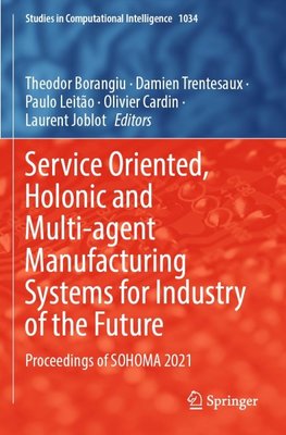 Service Oriented, Holonic and Multi-agent Manufacturing Systems for Industry of the Future