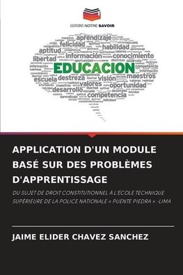 APPLICATION D'UN MODULE BASÉ SUR DES PROBLÈMES D'APPRENTISSAGE