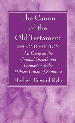 The Canon of the Old Testament