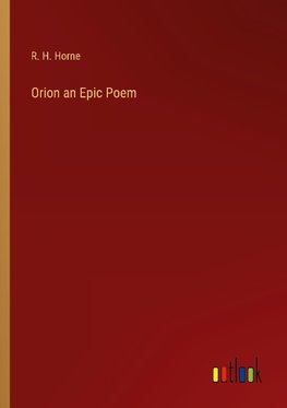 Orion an Epic Poem