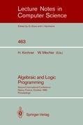 Algebraic and Logic Programming