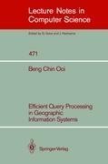 Efficient Query Processing in Geographic Information Systems