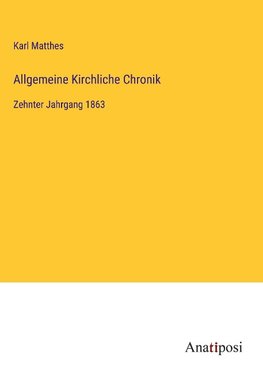 Allgemeine Kirchliche Chronik