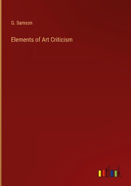 Elements of Art Criticism