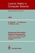 Advanced Information Systems Engineering