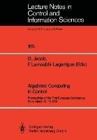 Algebraic Computing in Control