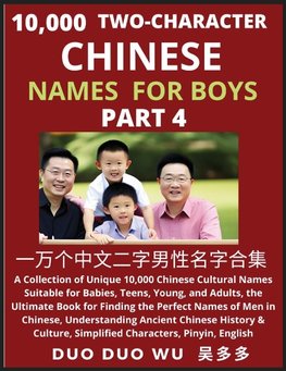 Learn Mandarin Chinese with Two-Character Chinese Names for Boys (Part 4)