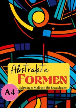 Schwarzes Malbuch für Erwachsene ¿Abstrakte Formen"