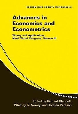 Blundell, R: Advances in Economics and Econometrics: Volume